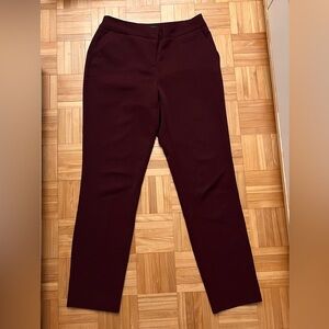 Laundry by Shelli Segal Burgundy Dress Pant